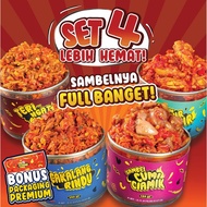 Eat Sambel Premium Bundle Package Set of 4 Spicy Delicious Nampol
