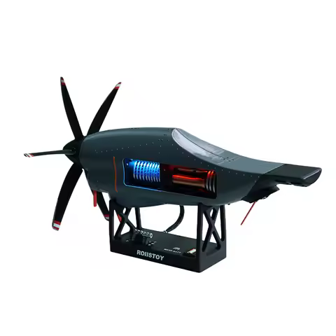 C130 Variable Pitch Propeller Engine Model, Highly Simulated Aircraft Powerplant Replica, Static Dis