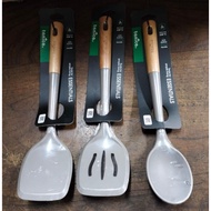 Tanica Silicone Turner Wood Silicone Slotted Turner Wood/ Silicone Spoon Wood/ Sodet Ladle Sodet Hol