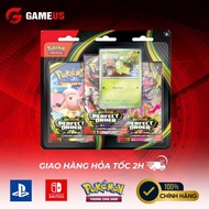 [Genuine] Pokemon TCG 3 Pack Blister : Mega Evolution Perfect
