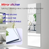 Mirror sticker / splicing / dressing mirror / combination fitting mirror / long wall hanging / full-