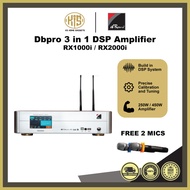 dBpro RX2000i / RX1000i 3 in 1 DSP amplifier With One Pair RX900 High Quality UHF MIC