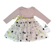 Rare Editions kids girl dress nude top stars bottom ~ size 2-16T