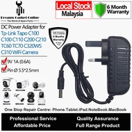 Power Adapter 9V 0.6A 5.5mm x 2.5mm Round Pin UK Plug for Tp-Link Tapo Cloud Camera C100 C110 C200 C