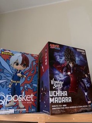 Banpresto Q posket 我的英雄學院 轟焦凍 & Uchiha Madara Figure