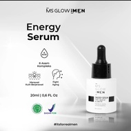 ms glow men facial wash + serum