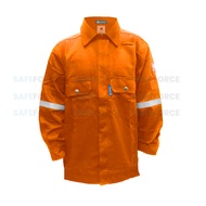 Houston Fire Resistance Jacket (FR) With Silver Reflector ISO11612