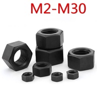 8.8/12.9 Grade High Strength Hex Nut M2 Blackened Nut Screw Cap M3 GB6170 M4M5M6M810M12M14M16M18M20