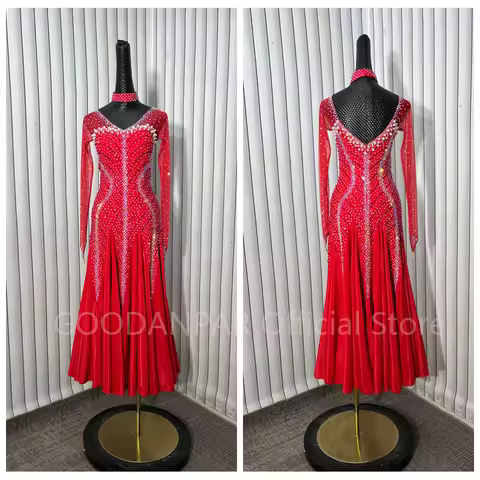 ballroom dance dress for women dancing costumes standard dancewear Competition standard American Smo