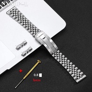 สําหรับ Rolex DAYTONA SUBMARINER Yacht-Master GMT สแตนเลสสตีลสําหรับ Jubilee ปลายโค้งสร้อยข้อมือ 20