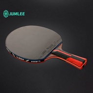 【JUMLEE HOT】6 Star  Control Table Tennis Racket 7 Ply wood For ping Pong Bat Long handl