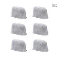 NEX 6Pcs Carbon Water Filter for ES601 ES655 ES701 CFP301 CFP307 CFN601 Coffee Maker