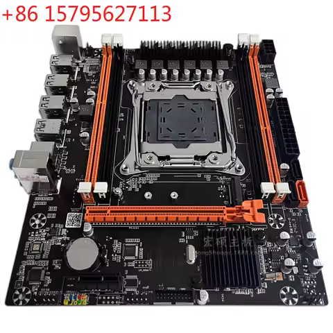 New X99H PC 2011-3 main board desktop ECC server DDR3 support E52678v3 2666V3