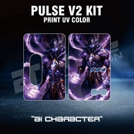 PANEL BACKDOOR PULSE AIO V2 KIT PRINT UV EDISI AI CHARACTER
