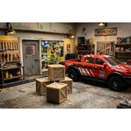 Miniature Square Crate Box 1:64