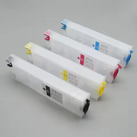 1set T9451-T9454 CMYK Refillable Ink Cartridge for Epson WorkForce Pro WF-C5290 WF-5210 WF-5710 WF-C