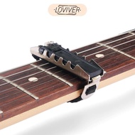 [LOVIVER] Black Guitar Capo Tune Clamp for Guitar Ukulele Mandolin Banjo Accessory