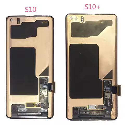 Ori.AMOLED S10 LCD For SAMSUNG Galaxy S10 G973F G973 S10 Plus G975 G975F Touch Screen Digitizer Asse