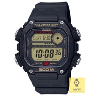 CASIO DW-291H-9AV / digital / 10 year battery life / world time / 200m WR / resin strap / black