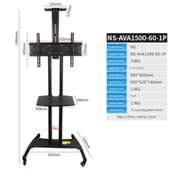 TV Stand / Mobile Stand for 32-75 Inch Flat Curved LED LCD OLED   Height Adjustable Mobile TV Cart w