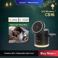 [ NEW 2026 ] Airbot CS16 | Qi2 Wireless Charging Station, 4 in 1 Charging Stand for Phone, Watch, Ea