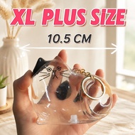 Pet Fur Keepsake Keychain Mini Bottle for Dog Cat Hair Memorial Gift