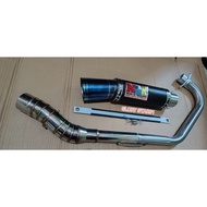 NLK Carbon Blue Pnp Racing Exhaust Satria Fu Sonic Jupiter Mx Old New 135 150 King Vixion Supra GTR 