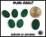 BATU HIJAU GARUT / SEBESAR 20 SEN BARU