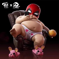 Fulian Fat Deadpool Figure Marvel Little Cheap Boy Kingdom 014 Trendy Play GK Statue Decoration Gift Figure