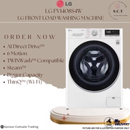 LG FV1408S4W 8KG Front Load Washing Machine Steam AI DD Big Capacity - FREE INSTALLATION