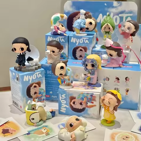 POPMART Nyota Four Seasons Time Series Handmade Blind Box Trendy Desktop Ornament Exquisite Gift For