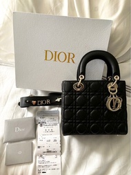 Lady Dior 小號 黑 黛妃包 喜歡可議價 非常優惠！