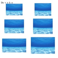 [Cuticate1] Fish Tank Background Wallpaper For Fish Tank Landscape Decoration 61x30cm