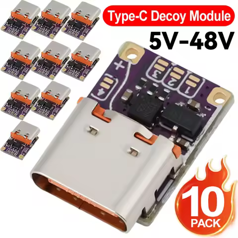 PD to DC Type C Interface PD3.0 PD3.1 QC3.0 Deceiver Fast Charging Module TYPE-C DC 5/9/12/15/20/28/