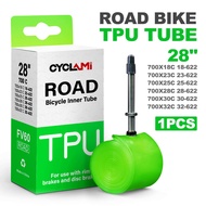 Ultralight Road Bicycle TPU Inner Tube 700C Bike Tire 28“ 700X18 23c 25c 28c 30 32c Valve Length Fre
