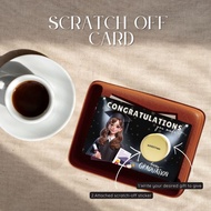 Thirdee Scratch Card Scratch Sticker,Gift Ideas for Birthday,Graduation gift,Christmas gift card