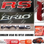 BRIO RS IVTECH 2012 2023 2024 2025 Up Chrome Emblem