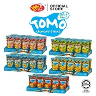 Win Win TOMO Crunchy Sticks Double Chocolate Flavored Dip (40G X 10CUPS) Food Snack