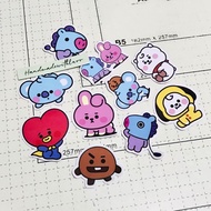 Hwl STUDIO - BT21 - BTS Sticker - Waterproof Sticker - Laptop Sticker - Helmet Sticker - Sticker Pho