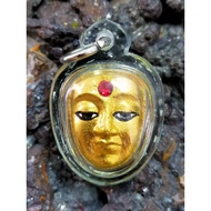 🌟Golden Buddha,金脸佛🌟（+-3.5*2.3cm, including water proof casing）师傅：ARCHAN PAKONG & MASS CHANTED庙名 : WA