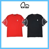 [EVISU] Men's Sleeve Dragon Embroidery Loose fit Short Sleeve Shirt / EVISU short sleeve shirt /  EV