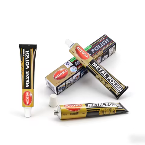 Germany AUTOSOL Metal Polishing Paste 100g/50g Cream for Chrome Stainless Steel Aluminum Brass Rust 