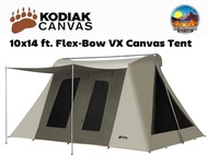 Kodiak Canvas 10x14 ft. Flex-Bow VX Canvas Tent w/ Tarp เต็นท์ผ้าแคนวาส