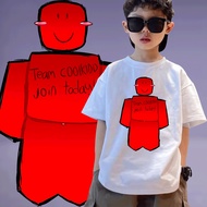 Hot เสื้อยืดเด็ก Team c00lkidd เข้าร่วมวันนี้เสื้อ Roblox แฮกเกอร์ เสื้อเด็กที่ถูกทิ้ง 100-150cm