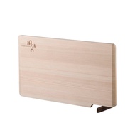 KAI 貝印｜關孫六薄型可立式斜邊天然檜木砧板切菜板料理板(39x24x1.3cm)