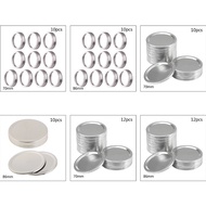 10 Pieces/Set Canning Lids Rings Split-Type Storage Solid Caps for Mason Canning Jars Metal Jar Lids