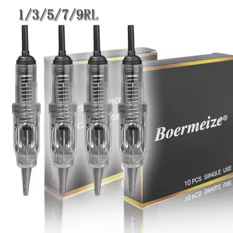 Cartridge Needle 20PCS 1/3/5/7/9RL Cartridge Needles Disposable Sterilized Tattoo Permanent Makeup N