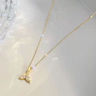 精緻金色人魚尾蛇骨項鍊(下單後請聯絡客服確認發貨顏色)