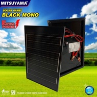 Mitsuyama Solar Panel 10W 20W Monocrystaline Mono Full Black Solar Panel