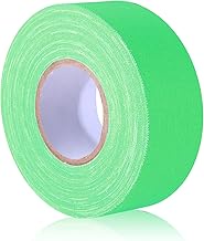 Neon Gaffer Tape, Fluorescent Green Spike Tape UV Blacklight Reactive Spike Tape for Stage Party Pla
